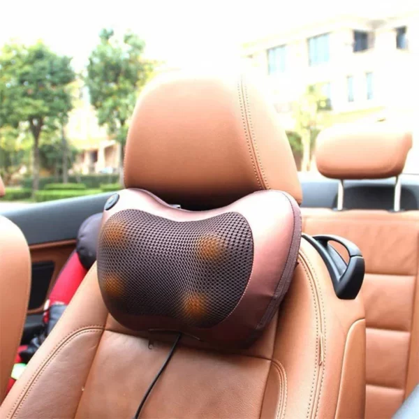 Cervical massage pillow neck shoulder head car home massage chair pillow electric massager - Image 4