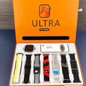 HL STRIKES 7 in 1 combo ultra smart watch T800 silver smart watch