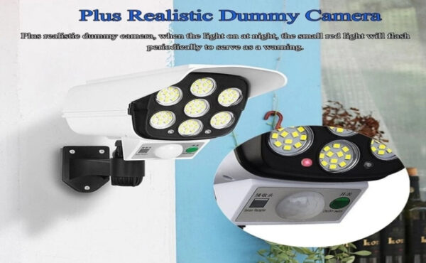 Remote Control Human Sensor Spotlight Garden lamp Solar Light Set - Image 4