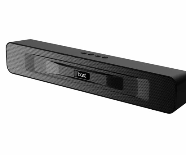 BOAT Aavante Bar 508 10W Stereo Sound, 10 HRS Battery, Dual EQ Modes, Multi-Compatibility, Sleek Design,Master Remote Control, Bluetooth Sound Bar, Soundbar Speaker (Midnight Black) - Image 2